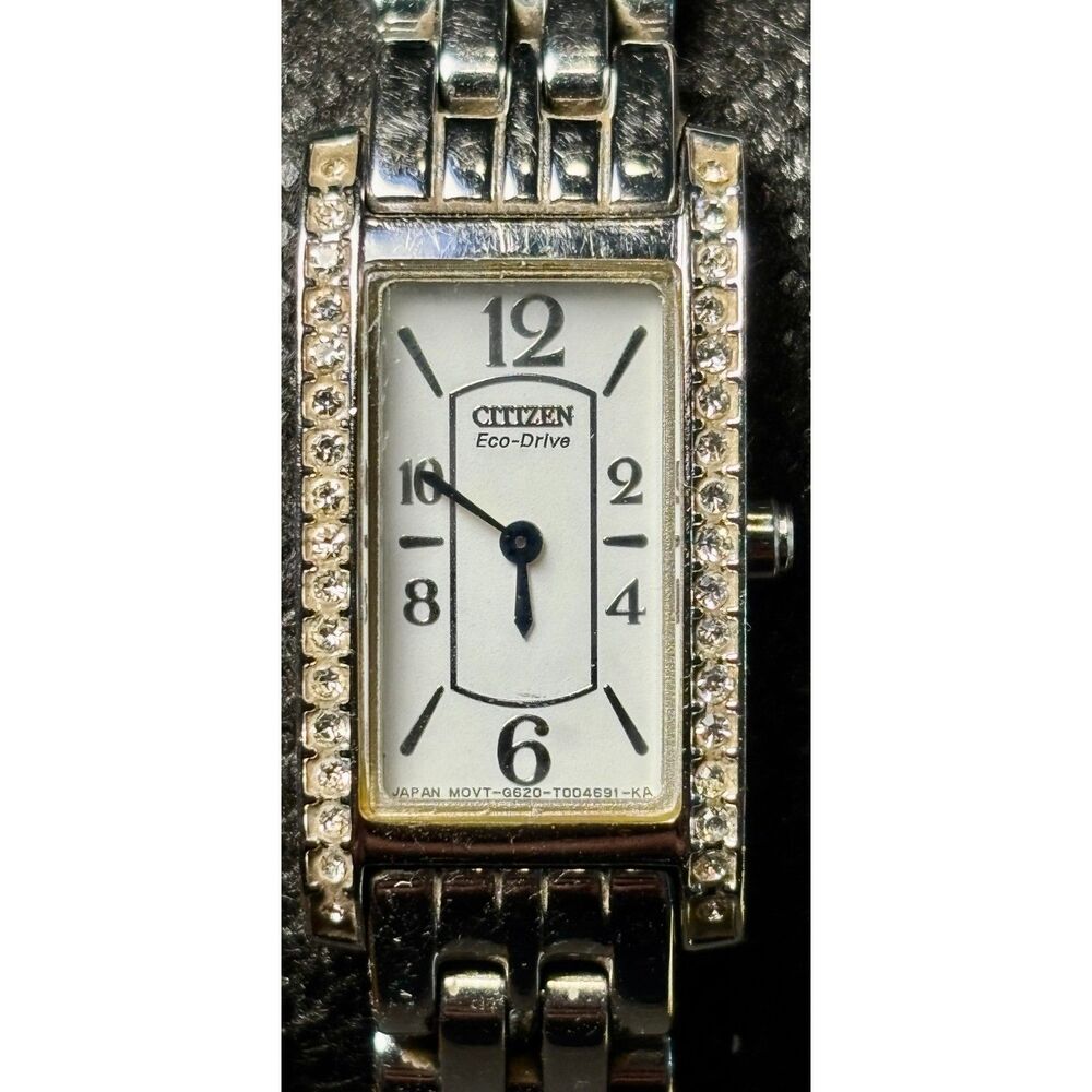 Women's Citizen Eco-Drive Crystal Bezel Dress Watch (G620-T004691)